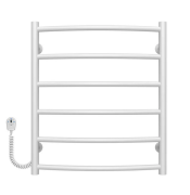 Електросушарка для рушників Deffi Класик П6 500х600 ліве підключення білий C.DK.60.50.6.E.W.L.5