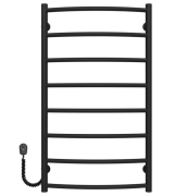 Електросушарка для рушників Deffi Класик П8 500х900 ліве підключення чорний C.DK.90.50.8.E.B.L.5