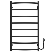 Електросушарка для рушників Deffi Класик П8 500х900 праве підключення чорний C.DK.90.50.8.E.B.R.5