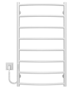 Електрична сушарка для рушників Deffi Класик П8 500х900 ліве підключення WD03 білий C.DK.90.50.8.E.W.L.3