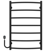 Електросушарка для рушників Deffi Класик П7 500х800 ліве підключення чорний C.DK.80.50.7.E.B.L.5