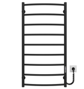 Електросушарка для рушників Deffi Класик П9 500х1000 праве підключення JD03 чорний C.DK.100.50.9.E.B.R.1