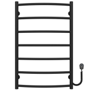 Електросушарка для рушників Deffi Класик П7 500х800 праве підключення чорний C.DK.80.50.7.E.B.R.5