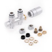 Комплект термостатичний Теrma інтегрований прямий ось 50 CYLINDER лівий латунь сатин WRZT5G3-ST