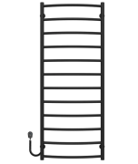 Електросушарка для рушників Deffi Класик П12 500х1300 ліве підключення чорний C.DK.130.50.12.E.B.L.5