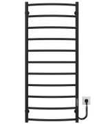 Електрична сушарка для рушників Deffi Класик П11 500х1200 праве підключення JD03 чорний C.DK.120.50.11.E.B.R.1