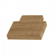 Полиця для рушникосушарки Terma Easy 20х18 см дерево тик WRPEAS020 TEK