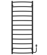 Электрический полотенцесушитель Deffi Классик П12 500х1300 правое подключение черный C.DK.130.50.12.E.B.R.5