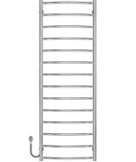 Электрический полотенцесушитель Deffi Классик П14 500х1500 левое подключение хром C.DK.150.50.14.E.C.L.5