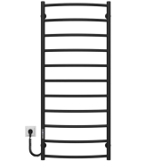 Электрический полотенцесушитель Deffi Классик П11 500х1200 левое подключение JD03 черный C.DK.120.50.11.E.B.L.1