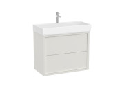 Тумба с раковиной Roca Tura Unik 43х80 МДФ матовый белый A852033558