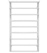 Полотенцесушитель водяной Deffi Юность П9 500х900 боковое правое подключение белый C.YU.90.50.9.W.C