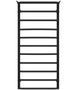 Сушка для рушників водяна Deffi Юність П11 500х1100 бічне ліве підключення чорний C.YU.110.50.11.B.B