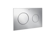 Кнопка змиву Roca PL10 One подвійний змив пластик хром A890189001