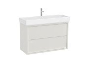 Тумба з раковиною Roca Tura Unik 43х100 МДФ матовий білий A852035558