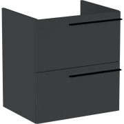 Тумба под раковину Roca Ella 58,5x44,6 см ДСП черный A857769531