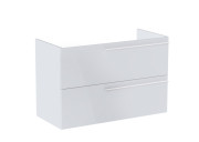 Тумба під раковину Roca Ella 98,5x44,6 см ДСП білий глянець A857771806