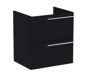 Тумба під раковину Roca Ella 58,5x44,6 см ДСП чорний матовий A857769532