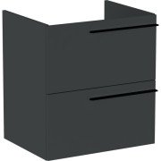 Тумба під раковину Roca Ella 58,5x44,6 см ДСП чорний A857769531