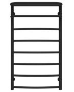 Сушка для рушників водяна Deffi Готель П8 500х900 бічне праве підключення чорний C.OD.90.50.8.B.C