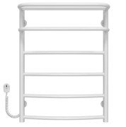 Електрична сушарка для рушників Deffi Готель П6 400х700 ліве підключення білий C.OD.70.40.6.E.W.L.5