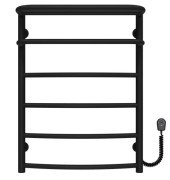 Електрична сушарка для рушників Deffi Готель П6 400х700 праве підключення чорний C.OD.70.40.6.E.B.R.5