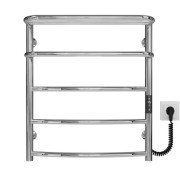 Електрична сушарка для рушників Deffi Готель П5 500х600 праве підключення JD03 хром C.OD.60.50.5.E.C.R.1