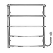 Електрична сушарка для рушників Deffi Каскад Дуга П5 400х600 праве підключення хром C.KD.60.40.5.E.C.R.5