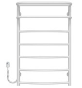 Електрична сушарка для рушників Deffi Готель П7 500х800 ліве підключення білий C.OD.80.50.7.E.W.L.5