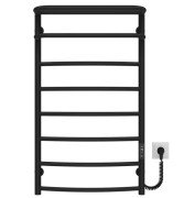 Электрический полотенцесушитель Deffi Отель П8 500х900 правое подключение JD03 черный C.OD.90.50.8.E.B.R.1