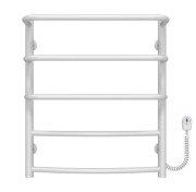 Електрична сушарка для рушників Deffi Каскад Дуга П5 400х600 праве підключення білий C.KD.60.40.5.E.W.R.5