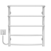 Електрична сушарка для рушників Deffi Каскад Дуга П5 400х600 ліве підключення WD03 білий C.KD.60.40.5.E.W.L.3