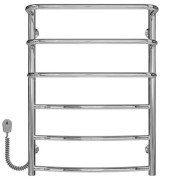 Електрична сушарка для рушників Deffi Каскад Дуга П6 500х700 ліве підключення хром C.KD.70.50.6.E.C.L.5