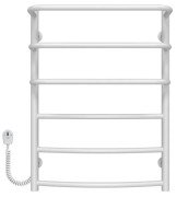 Електричний сушарка для рушників Deffi Каскад Дуга П6 500х700 ліве підключення білий C.KD.70.50.6.E.W.L.5