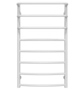 Сушка для рушників водяна Deffi Каскад Дуга П8 500х900 бічне ліве підключення білий C.KD.90.50.8.W.B