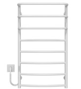 Електрична сушарка для рушників Deffi Каскад Дуга П8 500х900 ліве підключення WD03 білий C.KD.90.50.8.E.W.L.3