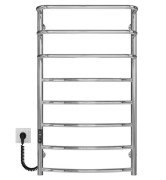 Электрический полотенцесушитель Deffi Каскад Дуга П8 500х900 левое подключение JD03 хром C.KD.90.50.8.E.C.L.1