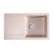 Мойка для кухни Sink Quality Ferrum 1KDO 77x45x21 с переливом наногранит бежевый FER.P.1KDO.X