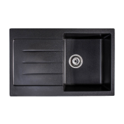 Мийка для кухні Sink Quality Realgar 1KDO 76,5x49x20,5 з переливом нанограніт парча REA.B.1KDO.X