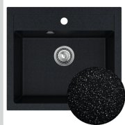 Мойка для кухни Sink Quality Ferrum IK 60 56,5x51x20,5 с переливом наногранит парча FER.B.1K60.X