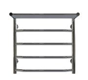 Сушка для рушників водяна Deffi Трапеція з полицею П5 500х500 нижнє підключення хром C.TP.50.50.5.C.A