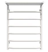 Сушка для рушників водяна Deffi Трапеція з полицею П7 500х700 нижнє підключення білий C.TP.70.50.7.W.A