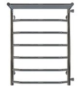 Полотенцесушитель водяной Deffi Трапеция с полкой П7 500х700 боковое правое подключение хром C.TP.70.50.7.C.C