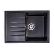 Мийка для кухні Sink Quality Titanite 1KKO 68x49,5x21,5 з переливом нанограніт парча TIT.B.1KKO.X