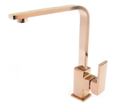 Змішувач для кухні Sink Quality Moon одноважільний червоне золото BNK-rgd