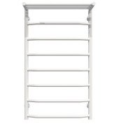 Сушка для рушників водяна Deffi Трапеція з полицею П8 500х900 нижнє підключення білий C.TP.90.50.8.W.A