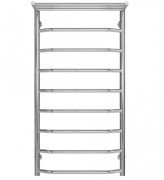 Сушка для рушників водяна Deffi Трапеція з полицею П9 500х1000 бічне ліве підключення хром C.TP.100.50.9.C.B