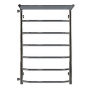 Сушка для рушників водяна Deffi Трапеція з полицею П7 500х800 бічне ліве підключення хром C.TP.80.50.7.C.B