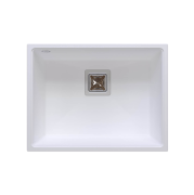 Мойка для кухни Sink Quality Argon 1KBO 60 55x42x22,5 с переливом наногранит белый ARG.W.1KBO.60