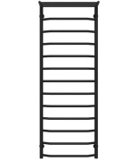 Сушка для рушників водяна Deffi Трапеція з полицею П13 500х1400 бічне праве підключення чорний C.TP.140.50.13.B.C